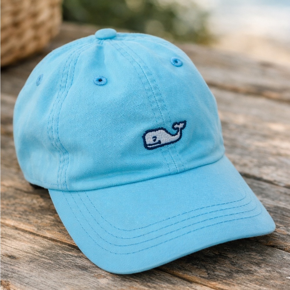 Vineyard vines blue baseball hat